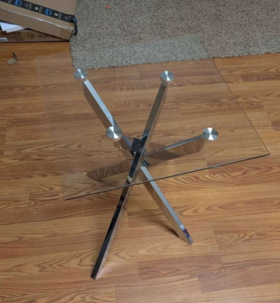 Edwins Choice Glass Side Table - Thumbnail 3