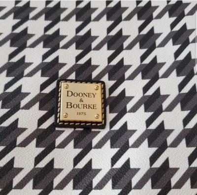 Authentic Dooney and Bourke Houndstooth Career tote NWOT - Thumbnail 6