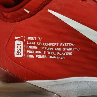 Nike Mike Trout  Metal Baseball Cleats Size 7 point 5 - Thumbnail 4