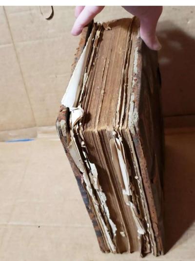 1870 Holy Bible Old  New Testaments Large Antique - Thumbnail 3