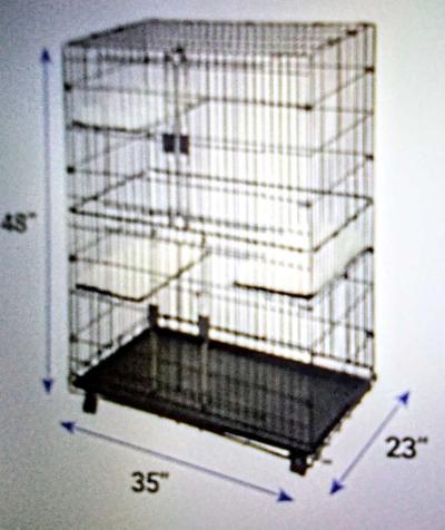 Frisco collapsible wire cage playpen - Thumbnail 2