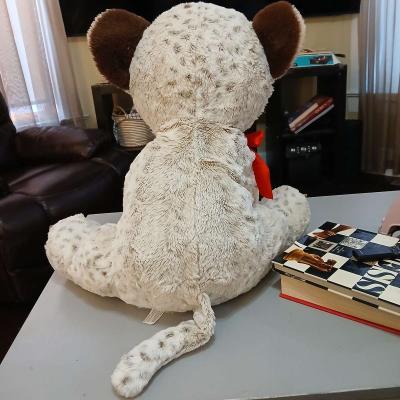 XL Leopard Plush Toy 25 inches Sitting - Thumbnail 6