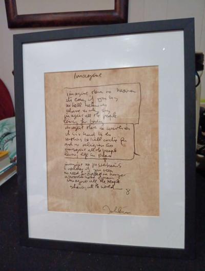 Lyrics to Imagine by john lennon - Thumbnail 3
