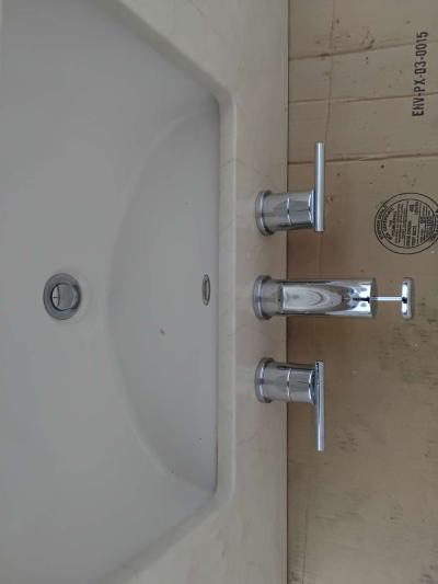 Bathroom Granite Vanity Top with Sink Faucet Display Model - Thumbnail 4