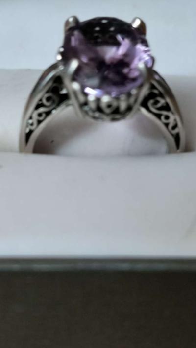 Kabana Sterling Amethyst Ring - Thumbnail 4