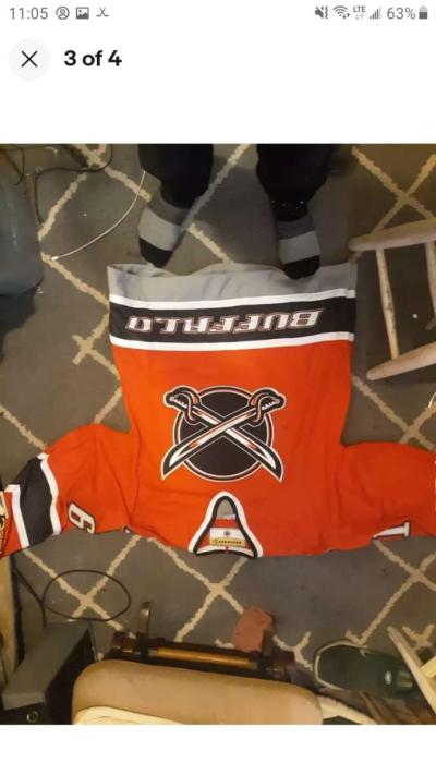 authentic buffalo sabres vintage butterknife Jersey rare - Thumbnail 2