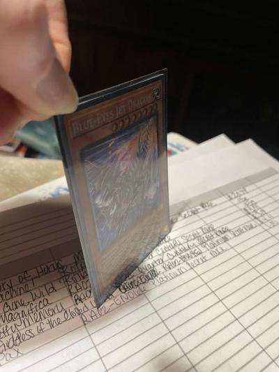 Blue eyes Jet Dragon YUGIOH TRADING CARD - Thumbnail 2