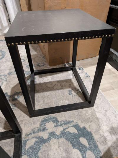 Studded End Table and Nesting Table - Thumbnail 3