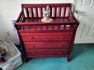 Nice Baby Changing Station with 3 Drawers Very Clean New - Thumbnail 2