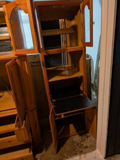 3 piece entertainment center - Thumbnail 3
