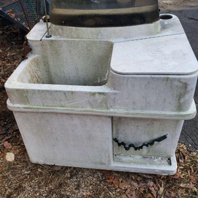 Pontoon Boat Console All Cables And Wires Have been Cut - Thumbnail 2