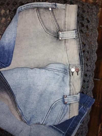 two tone cast jeans - Thumbnail 2