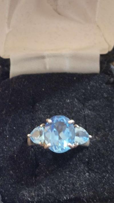Blue Topaz Ring - Thumbnail 4