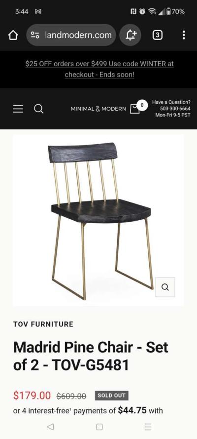 Madrid Pine Chairs - Thumbnail 4