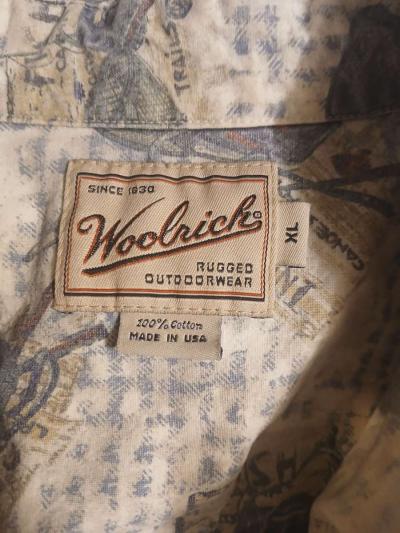 Vintage Woolrich Mens XL Cotton Rugged Outdoor Fishing - Thumbnail 5