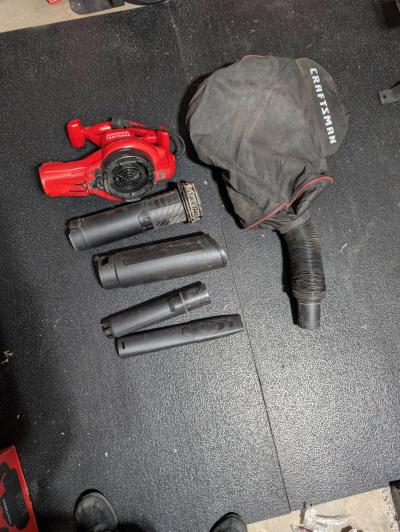 Craftsman 3in1 blower vacuum and mulcher