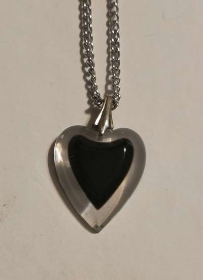 Flower Heart Necklace - Thumbnail 2