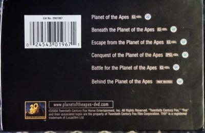 The 6 DVD original Planet of the Apes saga - Thumbnail 4