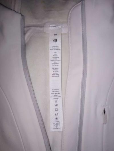 Lululemon Womans Jacket with Hoodie - Thumbnail 3