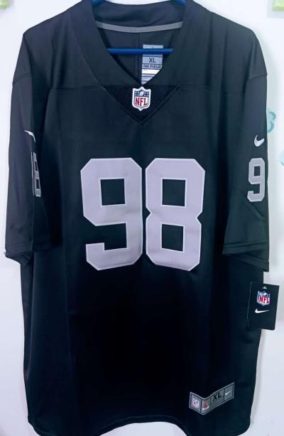 Maxx Crosby Las Vegas Raiders jersey XL or Large Stitched - Thumbnail 3