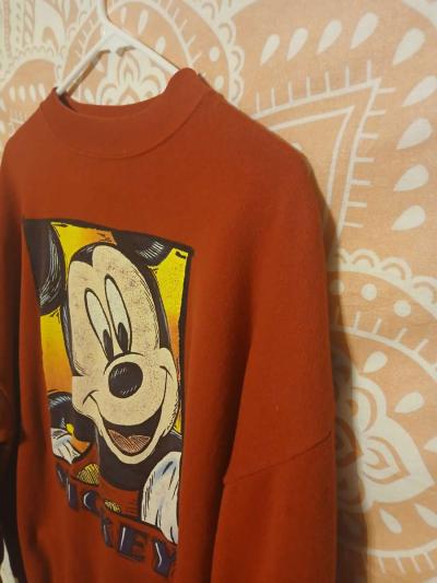 90s Mickey Unlimited Vintage Red 2XL Graphic Sweater Grailed - Thumbnail 5