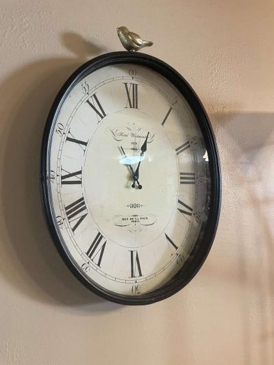 Gold Bird Wall Clock - Thumbnail 4