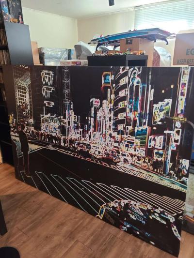 Very Large 56x79 Retro Canvas Art - Thumbnail 2