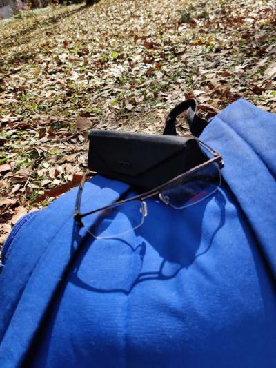 Tumi t108 5318140 brown stainless steel w glasses case - Thumbnail 2