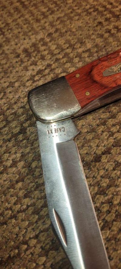 Case 189 Folding Hunter 525 Jigged Brown Staminawood Handles - Thumbnail 4