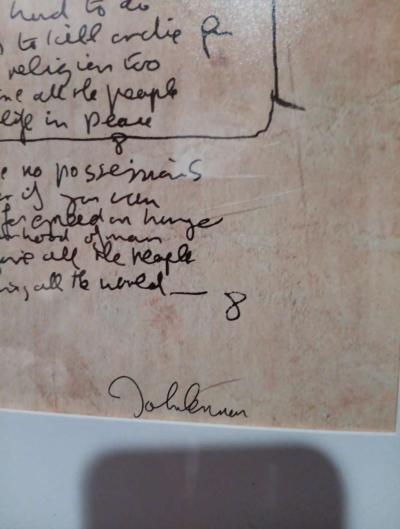 Lyrics to Imagine by john lennon - Thumbnail 4