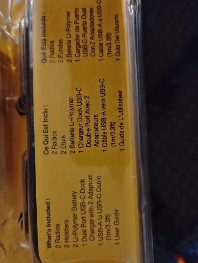 DeWalt Heavy Duty Walkie Talkies - Thumbnail 3