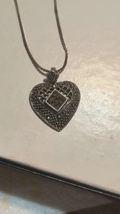 High quality British made sterling silver necklace - Thumbnail 5