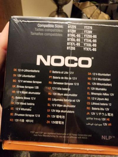 Noco Lithium NL5 12v 250amp - Thumbnail 2