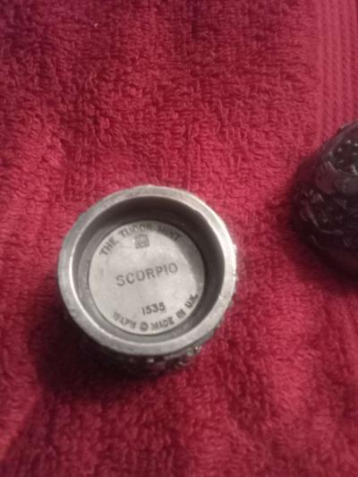 antique silver egg with horoscope signs - Thumbnail 2