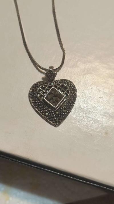 High quality British made sterling silver necklace - Thumbnail 4