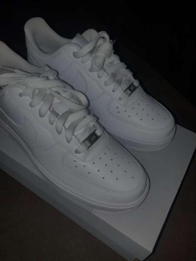 white Air forces 1s - Thumbnail 3