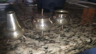 3 antique Japanese salt and pepper shakers - Thumbnail 3