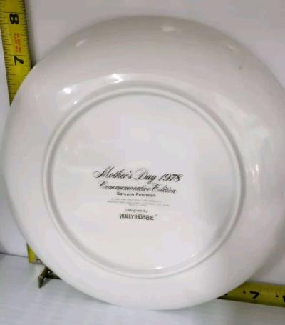 Commemorative Mothers Day 1978 Plate Holly Hobbie American G - Thumbnail 6