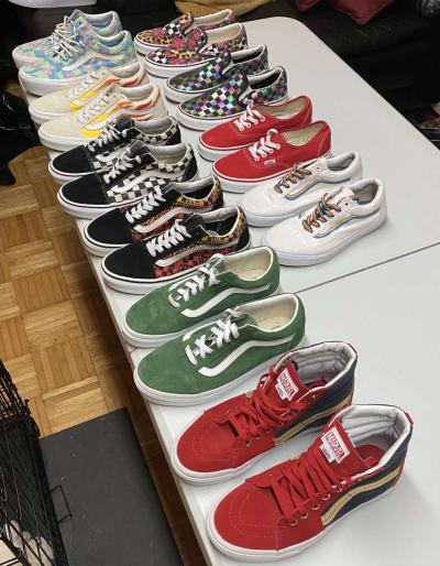 10 Pairs Womens Vans Sneaker Bundle Size 7 - Thumbnail 4