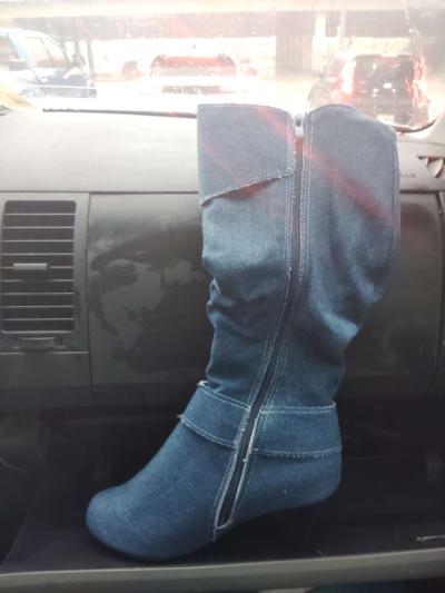 blue jean country style boots - Houston, Texas