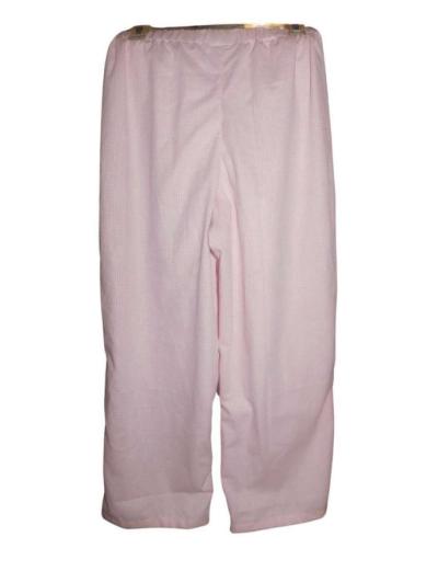 Pink and White Girls Pajama Pants - Thumbnail 2