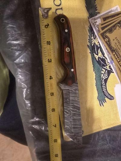 Damascus knife - Thumbnail 2