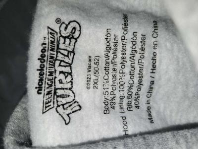 2XL TEENAGE MUTANT NINJA TURTLES PULLOVER HOODIE - Thumbnail 6
