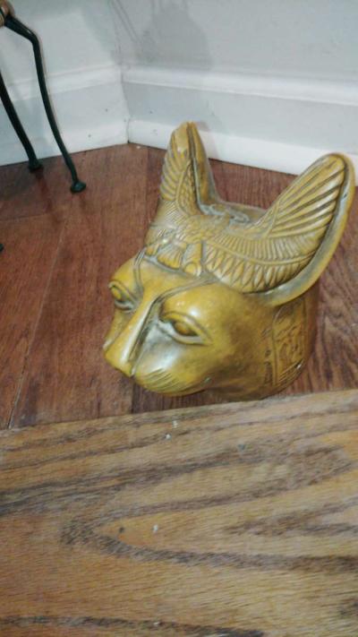 Replica Bastet Goddess head Cat goddess  Egyptian Bastet for - Thumbnail 5