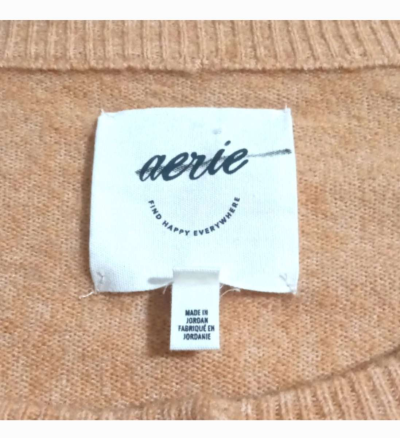 cute simple orange cardigan soft warm - Thumbnail 2