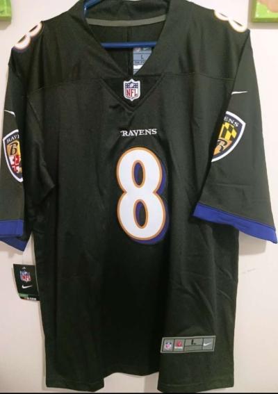 L Jackson Ravens QB jersey  Large Stitched - Thumbnail 3