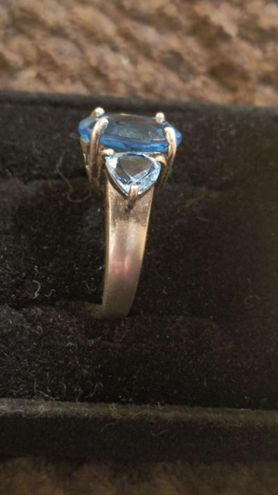 Blue Topaz Ring - Thumbnail 3