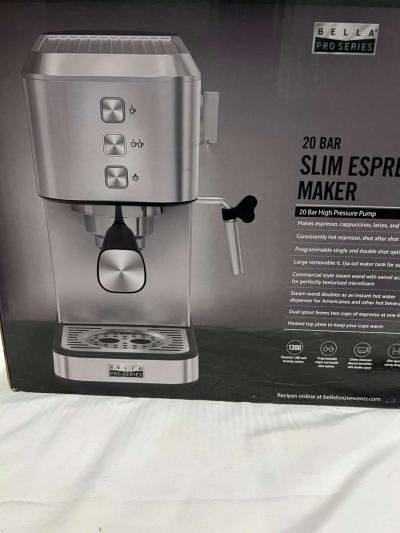 bella PRO  Slim Espresso Machine with 20 Bars of Pressure - Thumbnail 3