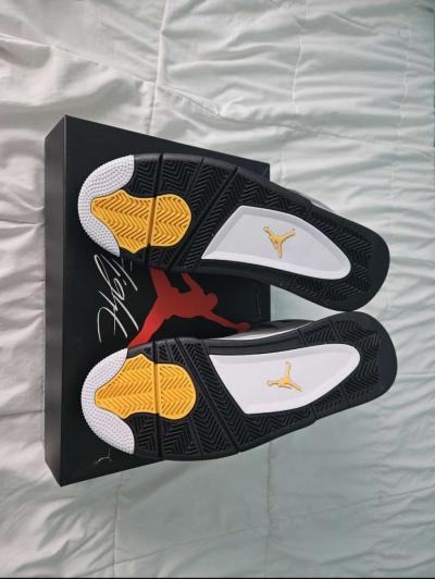 Size 95 Air Jordan 4 Retro Cool GreyChromeDark Charcoal 2019 - Thumbnail 6