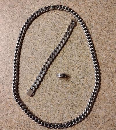 CUBAN LINK HEAVY NECKELESS RING BRACELET - Thumbnail 2